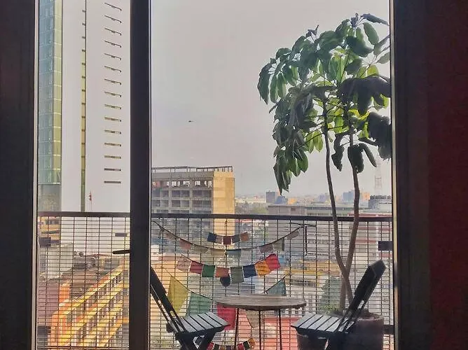 Loft In Reforma 27 With Amazing Balcony Views On The 9th Floor Apartamento México DF